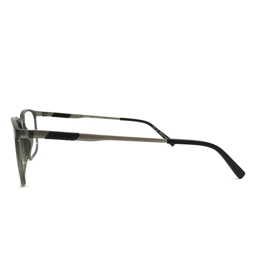 Flexon Eyeglasses Frames EP8017 057 Matte Gray Crystal Square Full Rim 54-19-145